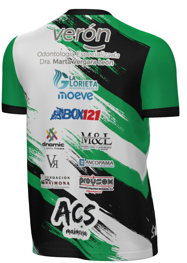 Camiseta técnica Luanvi — vista trasera